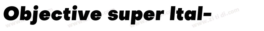 Objective super ltal字体转换